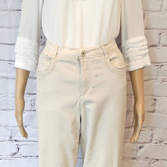 GLORIA VANDERBILT, Stonewood ankle grazer straight jeans - Picture 4 of 11